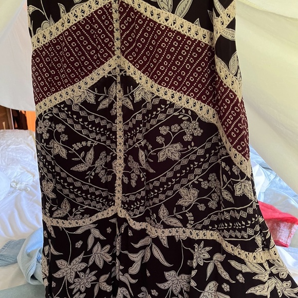 Anthropologie Floreat Floral Boho chic midi dress size 0 - Picture 3 of 7